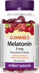 Мелатонин 5 mg, 90 желирани таблетки