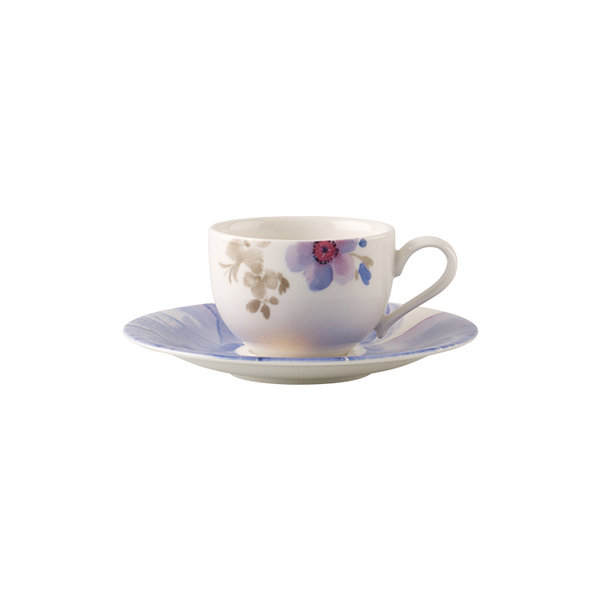 чаша с чинийка за еспресо Villeroy & Boch, Mariefleur Gris Basic Espresso чаша с чинийка за еспресо Villeroy & Boch, Mariefleur Gris Basic Espresso