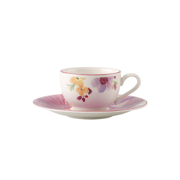 чаша с чинийка за еспресо Villeroy & Boch, Mariefleur Basic Espresso чаша с чинийка за еспресо Villeroy & Boch, Mariefleur Basic Espresso