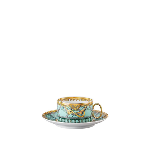 чаша и чинийка за чай Versace Scala Palazzo Verde Cup & saucer чаша и чинийка за чай Versace Scala Palazzo Verde Cup & saucer