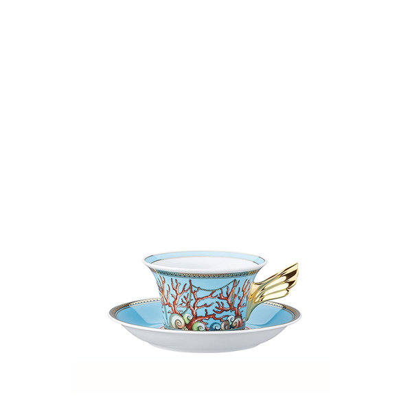 чаша и чинийка за чай Versace Les Tresors de la Mer Tea cup & saucer чаша и чинийка за чай Versace Les Tresors de la Mer Tea cup & saucer