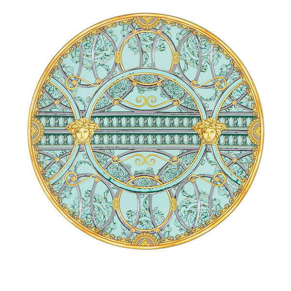 подложна чиния Versace Scala Palazzo Verde Service plate 33 cm подложна чиния Versace Scala Palazzo Verde Service plate 33 cm