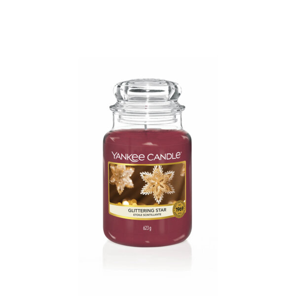 СВЕЩ ГОЛЯМ БУРКАН Yankee Candle GLITTERING STAR СВЕЩ ГОЛЯМ БУРКАН Yankee Candle GLITTERING STAR