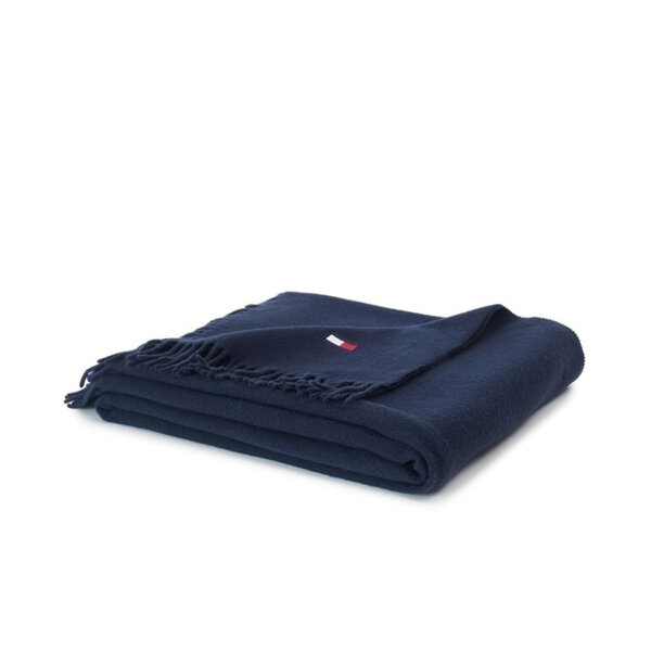 ОДЕЯЛО ВЪЛНА TOMMY HILFIGER SOFT NAVY ОДЕЯЛО ВЪЛНА TOMMY HILFIGER SOFT NAVY