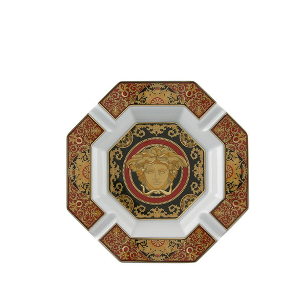 пепелник Versace Medusa red Ashtray 24 cm пепелник Versace Medusa red Ashtray 24 cm