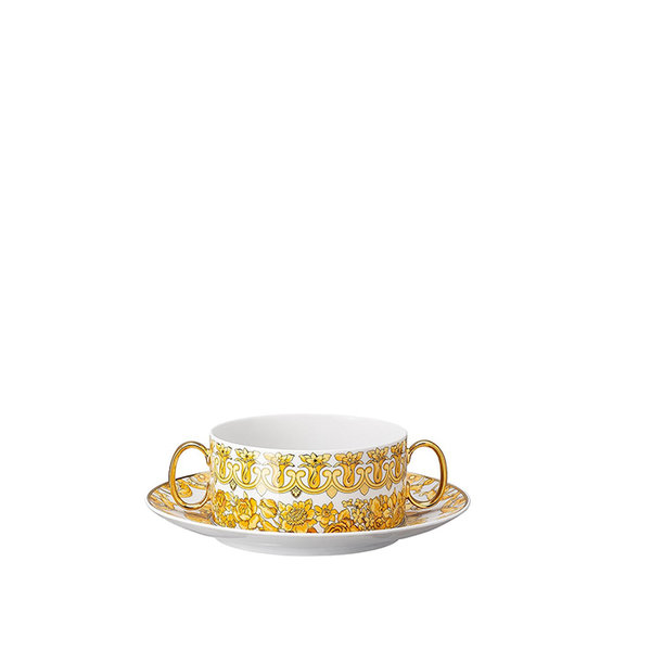 купичка с чинийка Versace Medusa Rhapsody Creamsoup cup & saucer купичка с чинийка Versace Medusa Rhapsody Creamsoup cup & saucer
