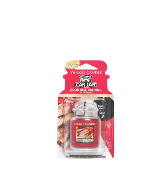 ароматизатор за кола Yankee Candle Sparkling Cinnamon Car Jar® Ultimate ароматизатор за кола Yankee Candle Sparkling Cinnamon Car Jar® Ultimate