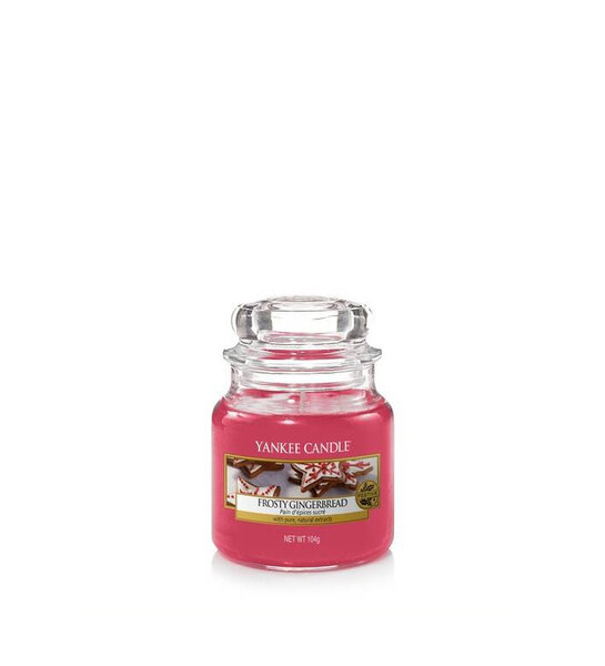 Свещ малък буркан Yankee Candle Frosty Gingerbread Свещ малък буркан Yankee Candle Frosty Gingerbread