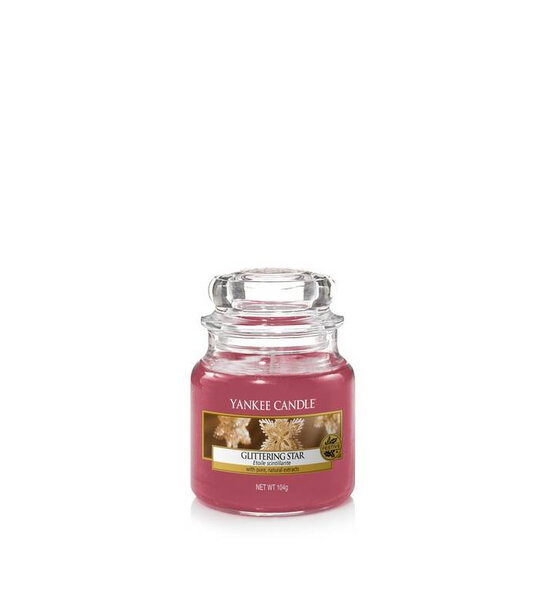 Свещ малък буркан Yankee Candle Glittering Star Свещ малък буркан Yankee Candle Glittering Star