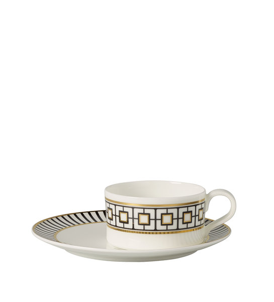 чаша и чинийка за чай Villeroy & Boch Metro Chic чаша и чинийка за чай Villeroy & Boch Metro Chic
