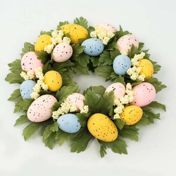 ДЕКОРАТИВЕН ВЕНЕЦ EGG L YELLOW/BLUE/PINK Swerox ДЕКОРАТИВЕН ВЕНЕЦ EGG L YELLOW/BLUE/PINK Swerox