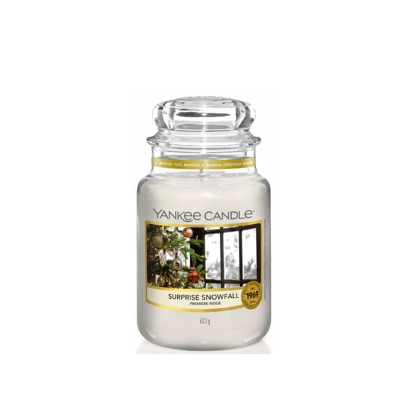 СВЕЩ ГОЛЯМ БУРКАН Yankee Candle SURPRISE SNOWFALL СВЕЩ ГОЛЯМ БУРКАН Yankee Candle SURPRISE SNOWFALL