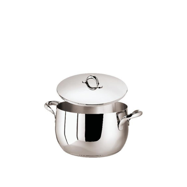ТЕНДЖЕРА 2 ДРЪЖКИ С КАПАК 28 СМ Sambonet S/STEEL KIKA ТЕНДЖЕРА 2 ДРЪЖКИ С КАПАК 28 СМ Sambonet S/STEEL KIKA
