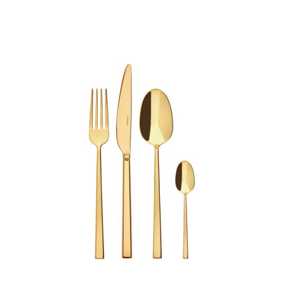 КОМПЛЕКТ ПРИБОРИ ЗА ХРАНЕНЕ Sambonet ROCK PVD GOLD 24 ЧАСТИ КОМПЛЕКТ ПРИБОРИ ЗА ХРАНЕНЕ Sambonet ROCK PVD GOLD 24 ЧАСТИ